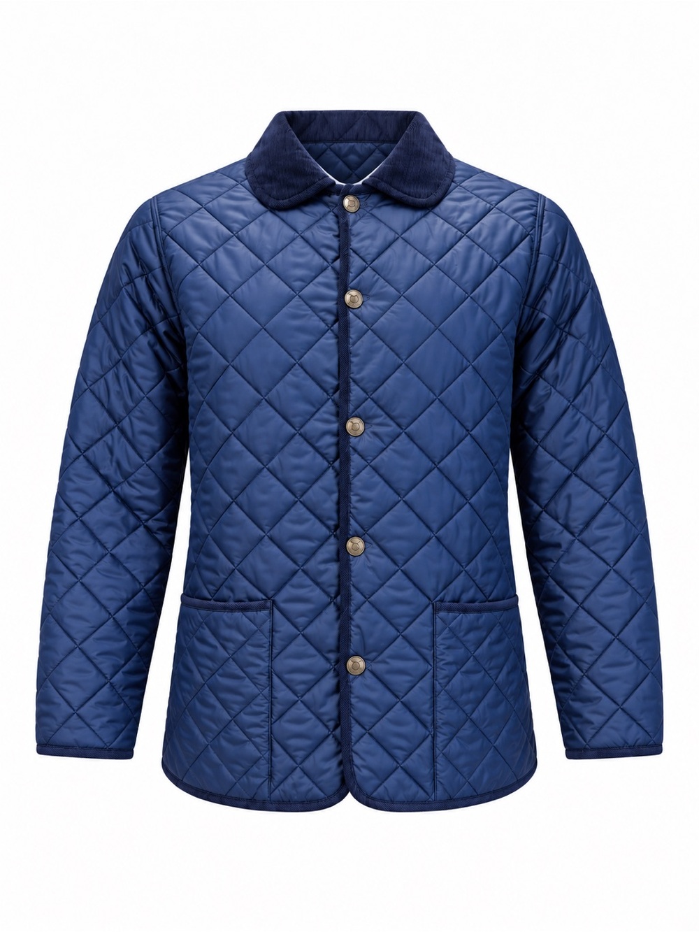 Henri Lloyd England Blue Quilted Puffer Insulated Polyester Fill Womens Jacket S